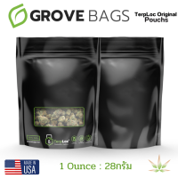 ถุงบ่ม GROVE BAGS TerpLoc Window Pouch 1 Ounce ขนาด 1 ออนซ์ 28 กรัม