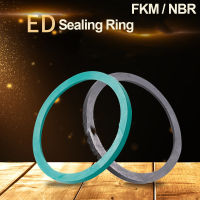 【2023】FKM Fluororubber ED Sealing Ring Bevel Washer for E type column end Fluid joint Ring