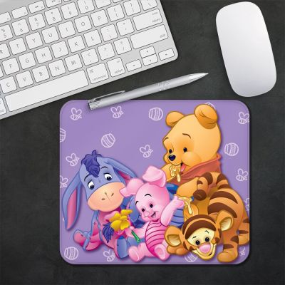 My Friends Tigger & Pooh Design Pattern Game mousepad Small Pads Rubber Mouse Mat MousePad Desk Gaming Mousepad Cup Mat