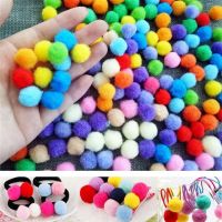 100pcsPack Mix Color Ecofriendly Plush Craft Pompoms