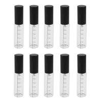 10 Pcs 30Ml Transparent Scale Glass Spray Bottle Portable Perfume Sub-Bottle Travel Lotion Fine Mist Bottle