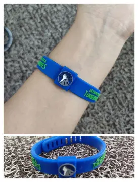 3pcs Baseball Style Silicone Wristbands