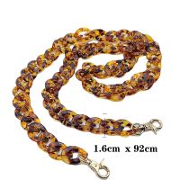 New Acrylic Bag Chain Bag Strap Removable Bag Accessories Colourful Women 39;s Resin Chain chain of bags Purse Chain Fishbone chain