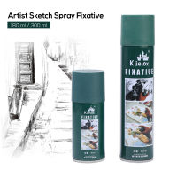 สเปรย์เคลือบภาพ FIXATIVE 180 ml / 300 ml. สเปรย์เคลือบผลงานศิลปะ เคลือบงานวาดรูป เคลือบงานสี (สเปรย์ไม่เงามัน) Kuelox