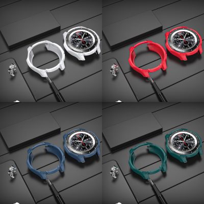 TPU Soft Edge Glass Screen Protector Case Shell Frame For Samsung Galaxy Watch 46mm Band S3 Classic/ Frontier Protective Cover Drills Drivers