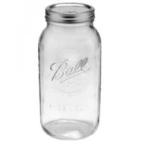 JJGLASS - BALL 64oz W/M Half Gallon - ขวดโหล Ball Mason Jar โหลถนอมอาหารบอลล์ แบบปากกว้าง ขนาด 64 ออนซ์