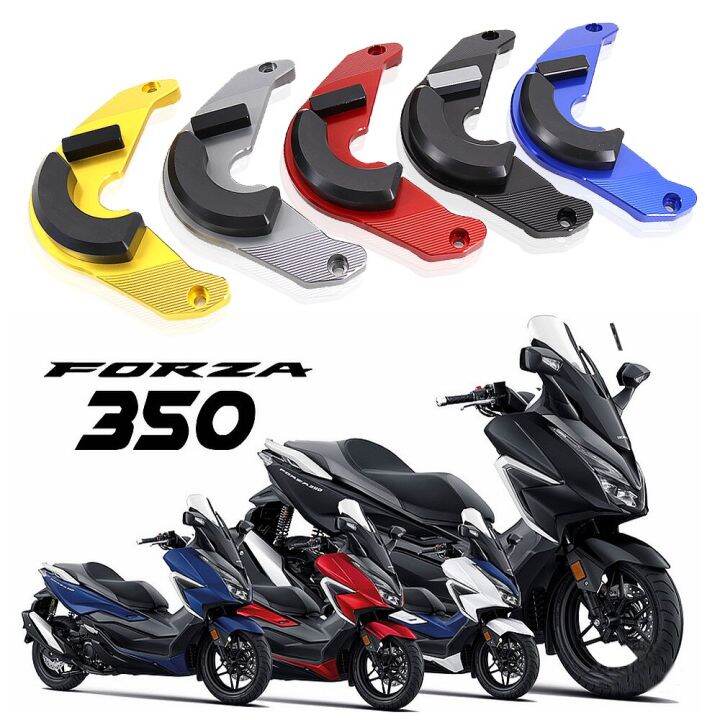 อุปกรณ์เสริมรถจักรยานยนต์สำหรับฮอนด้า-forza350-forza-350-cnc-อะลูมิเนียมฝาครอบป้องกันฝาถังเคสยาม2020-2021