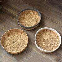 Hand Woven Rattan Basket Trays