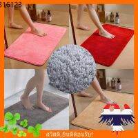 PUM พรมเช็ดเท้า พร้อมส่ง พรม  ผ้าเช็ดเท้า ดักฝุ่น ใยสังเคราะห์ มี ขนาด60X40 cm.ทอหนาแน่น มียางกันลื่น พรมปูพื้น  พรมแต่งบ้าน