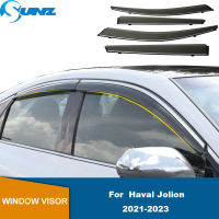 หน้าต่าง Visor สำหรับ Haval Jolion 2021 2022 2023รถภายนอก Visor Vent Shades Window Visor Sun Rain Guard Deflector Weathershield