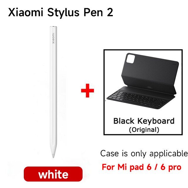 ปากกาสไตลัส2ความหน่วงต่ำวาดหน้าจอการเขียน26-ปลายปากกาสัมผัสหน้าจอแท็บเล็ตสำหรับ-mi-pad-6-6-pro-5-5-pro