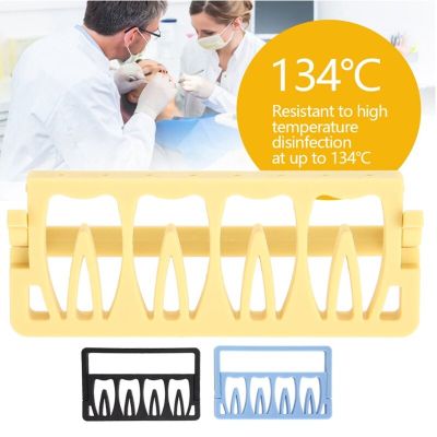 8-hole Autoclavable root canal file holder endodontic file holder Burs dental file drill holder dental laboratory tools