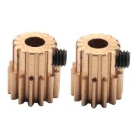 2PC Model Car 14T Motor Gear 0.5M Module R86044 Metal Pinion Gears for RGT 86100 1:10 RC Cars Accessories