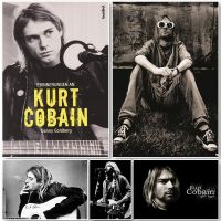 Kurt Cobain โปสเตอร์ Retro Singer Rock Roll เพลง Vintage Bar Cafe Decor Wall Art ภาพวาดผ้าใบสำหรับตกแต่งบ้าน