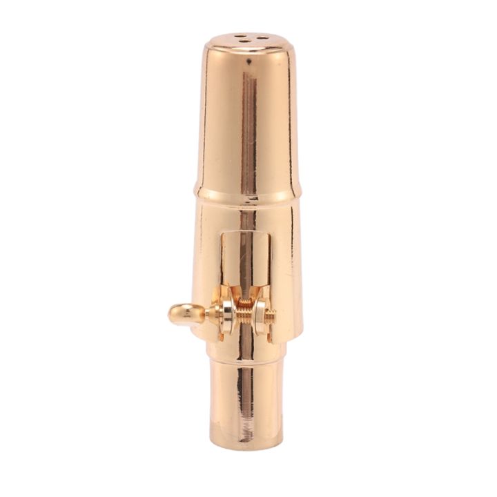 golden-alto-sax-saxophone-mouthpiece-with-cap-and-ligature-musical-instruments-parts