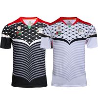 16-17 Palestinian away football kits with male Palestine Rugby jersey
