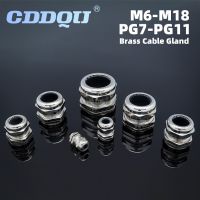 【cw】 2Pcs Metal Plated Metric And Thread Cable M18 PG7 PG11 Fixing Joint Wiring Accessories 【hot】