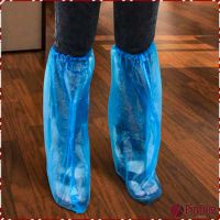 FinDee ถุงครอบรองเท้ากันฝน ถุงพลาสติกยาว ถุงพลาสติกกันลื่น สำหรับสวมรองเท้า (พร้อมส่ง) ถุงคลุมรองเท้า  Disposable foot cover มีสินค้าพร้อมส่ง