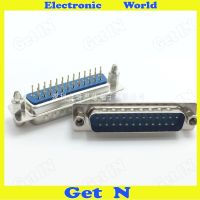 ❖ 20pcs Spear DP25 Serial Male Socket Welded plate 2 Rows Connector High-quality Gold-plate Copper Leg Socket With Rivet