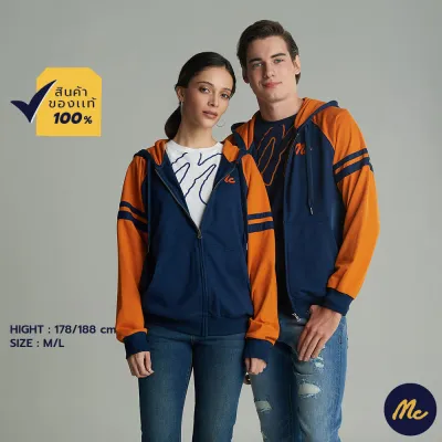 Mc Jeans เสื้อกันหนาว มีฮู้ด สีครีม ผ้านุ่ม ระบายอากาศได้ดี มีให้เลือก 2 รุ่น MJHP124