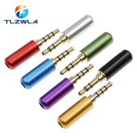 hot▣✙  1PCS 3/4 Pole Plug Male Headphone Jack with Clip Stereo Audio for 4mm Cable