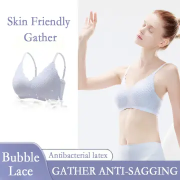 Ultra-thin, Traceless, Gathered Side, Adjustable Full Cup, Small Bra