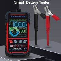 ZZOOI Battery Tester 12/24V Cranking Charging Circut Tester Temperature Measurement Auto Identifies Voltage Band Car Battery Analyzer