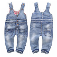 1-5T Kids Jeans Baby Rompers Spring Boys Girls Overalls Bebe Jumpsuit Pants Toddler Trousers Kids Clothes Children Clothing