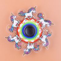 New Trend Running Whirling Fingertip Gyro Relief Stress Fidget Hand Spinner Toy Cartoon Anime Dynamic Children Relief Pop Toys