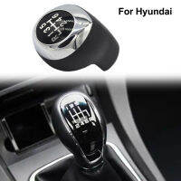 ทนทานประณีตคุณภาพสูงเกียร์ Shift Knob รถอุปกรณ์เสริมหนังสีดำสำหรับ HYUNDAI I30 GD 2012-2017