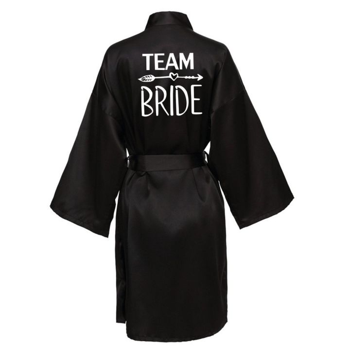 xiaoli-clothing-งานแต่งงานทีมเจ้าสาว-robe-สีดำตัวอักษร-kimono-ซาตินชุดนอนเพื่อนเจ้าสาวเสื้อคลุมอาบน้ำ-sp004