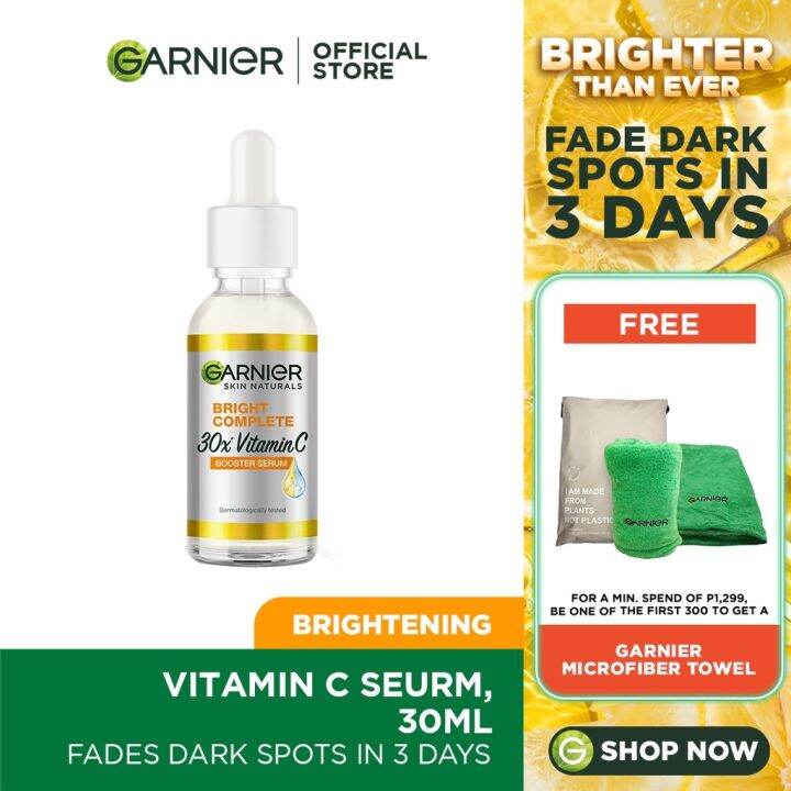 Garnier Bright Complete Vitamin C Serum 30ml brightening face serum