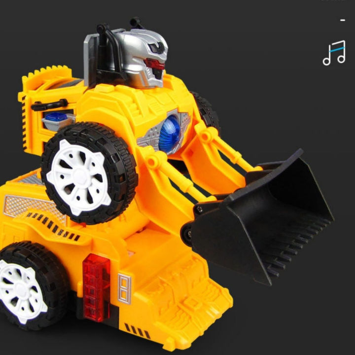 รถตักดินแปลร่างหุ่นยนต์-มีเสียง-มีไฟ-ชนแล้วถอย-deform-bulldozer