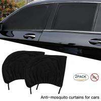 1pcs Universal Car Window Sun Shades Auto UV Protect Side Sunshade Anti Curtain Visor Mosquito Window Mesh Sun V0V1