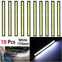 10ชิ้นเซ็ต Super Brightness 17ซม. รถ LED Work Light Strip COB ไฟวิ่งกลางวัน DC10V-12V กันน้ำ Fog Light Carro Voiture