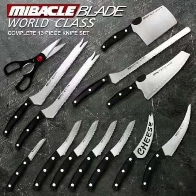 Miracle Knife Blade 13 pieces Complete Knife Set Lazada PH