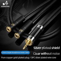 Better 2 Better ATAUDIO Couple Headphone hifi 3.5mm Audio Cable Y Splitter Cable 3.5 mm 1 Male To 2 Dual Female Audio Cable