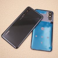 Huawei P20 Pro CLT-L29ฝาหลังแบตเตอรี่แผงประตูแก้วด้านหลังเดิม P20Pro ซองเก็บแบตเตอรีเคสแทนที่ด้วยเลนส์กล้องถ่ายรูป