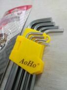 BỘ KHÓA LỤC GIÁC BI CAO CẤP THƯƠNG HIỆU AOHO - BỘ 9 CÂY