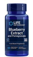 Life Extension  Blueberry Extract and Pomegranate / 60 Vegetarian Capsules