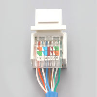 5PCS RJ45 CAT5E CAT6 UTP Tool-free Cable Adapter AMP Network Cable Socket Module Connector