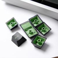 Keycaps set WOB Double shot cherryprofile keycap set สำหรับ120 Keys Mechanical Keyboard Oil-resistant