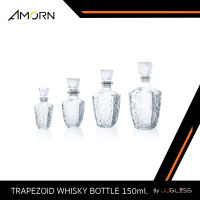 JJGLASS - (AMORN) TRAPEZOID WHISKY BOTTLE - ขวดวิสกี้คริสตัล ทรงเหลี่ยมคางหมู ขวดเหล้า ขวดแก้ว ขวดใส่น้ำหอม มี 4 ขนาด