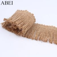 4cm 5yards Burlap Lace Wedding Party Decoration Hemp Jute Ribbon DIY Sewing Fabric Handmade Accessories General Craft