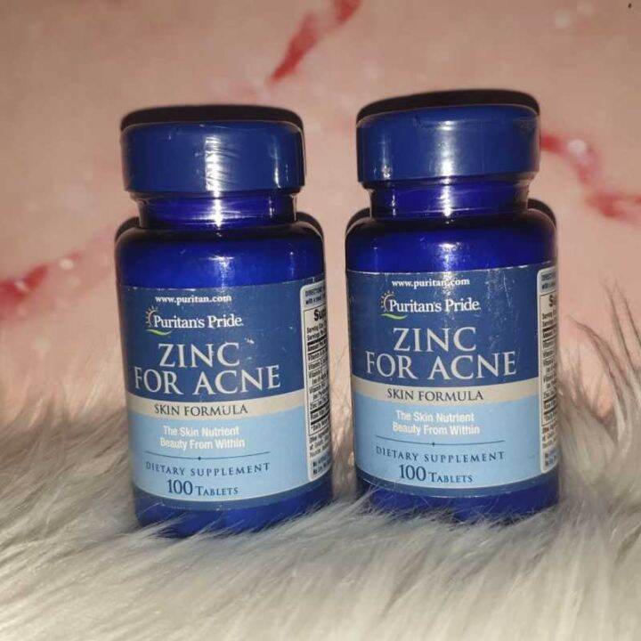 Puritan's Pride Zinc for Acne100 Tablets Lazada Indonesia