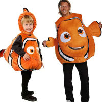 Clownfish Nemo เครื่องแต่งกายสำหรับเด็กวัยหัดเดินเด็กทารกปลาน่ารักคอสเพลย์ผู้ใหญ่ Nemo เครื่องแต่งกายสำหรับผู้ชายปาร์ตี้ฮาโลวีน Purim Carnival