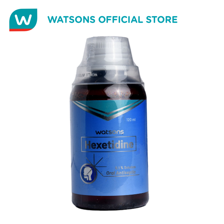 WATSONS Hexetidine Oral Antiseptic Mouthwash 120ml | Lazada PH