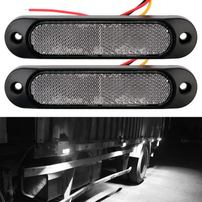 ไฟ RV ไฟแฟลชคงที่ Marine Yacht ไฟด้านข้าง E9 Reflector Marker โคมไฟ27 LEDs 1คู่