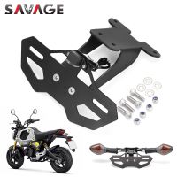 Fender Eliminator License Plate Holder For HONDA MSX 125 Grom 2021 2022 MSX125 Motorcycle CNC Tail Tidy Bracket LED Light