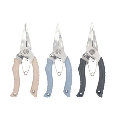 【LZ】✔♣◇  Multifunctional Fishing Pliers Stainless Steel Hook Remover Line Cutter Fishing Tackle Grip Split Ring Lure Pliers Pesca